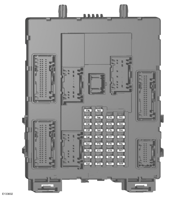 Gros Plan Fusibles Dans La Boîte à Fusibles à L'intérieur De La Voiture.