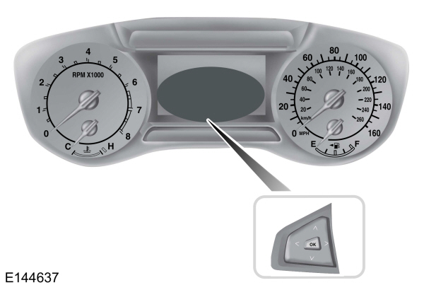 Instrument Cluster - Information Display Controls