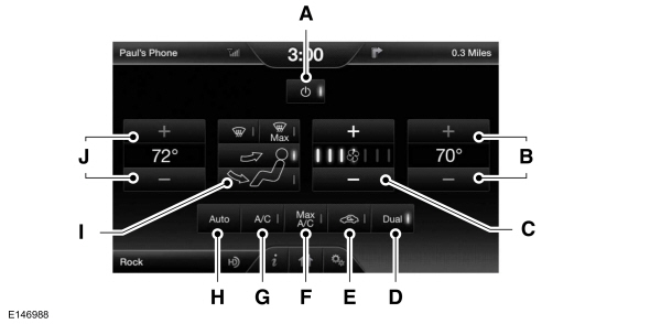 Touchscreen Climate Control