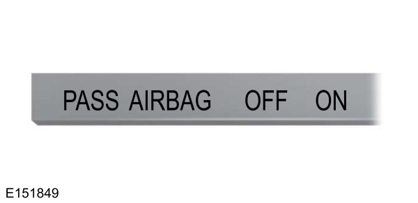 Front Passenger Airbag ON/OFF