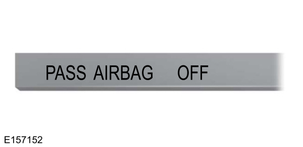 Airbag OFF Light