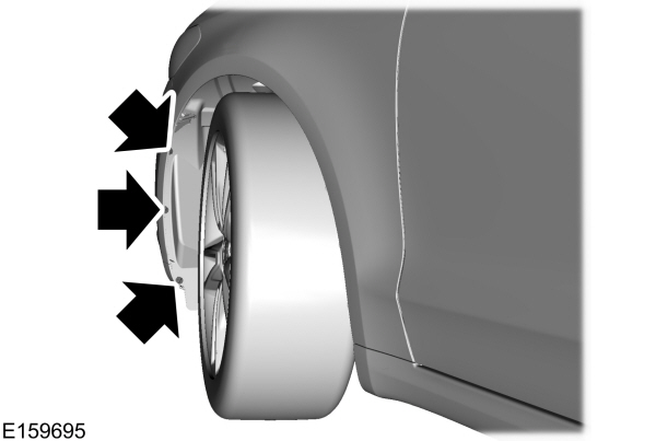 Accessing the Direction Indicator and Fog Lamp Bulbs