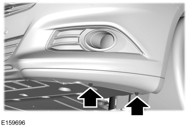 Outmost Front Bumper Cover Lower Fasteners