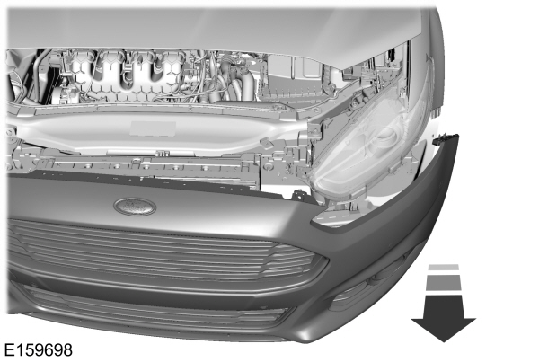 Pulling the Front Bumper Cover