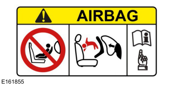 Airbag Warning Label