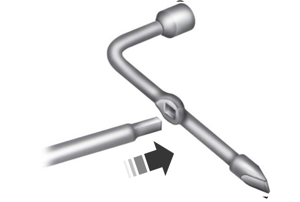 One Wheel Nut Wrench