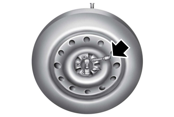 Stowing the Flat or Spare Tire