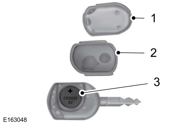 Integrated Keyhead Transmitter Battery Replace