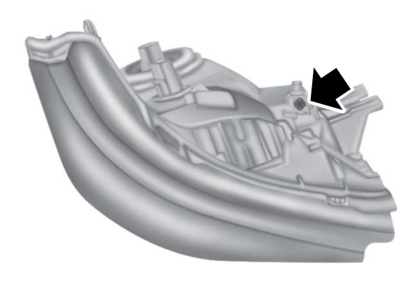 Headlamp Vertical Adjuster Location