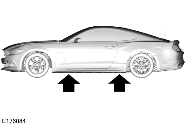 Jacking Points - Side View