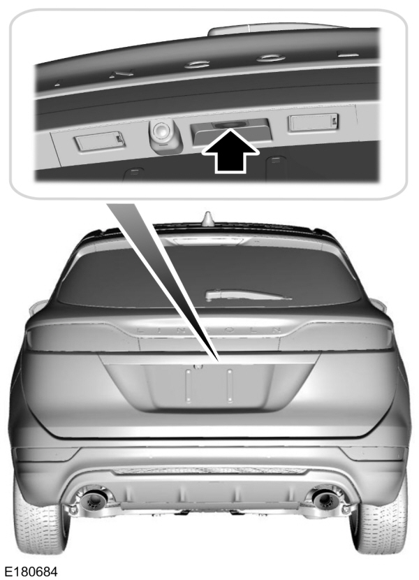 Outside Control Button - Liftgate Opening