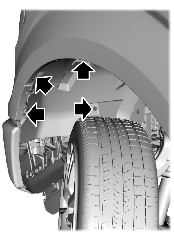 Wheel liner and Fasteners