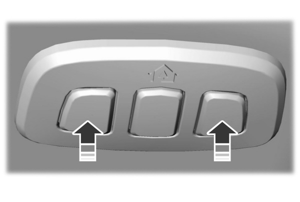 Universal Garage Door Opener Buttons (First and Third)