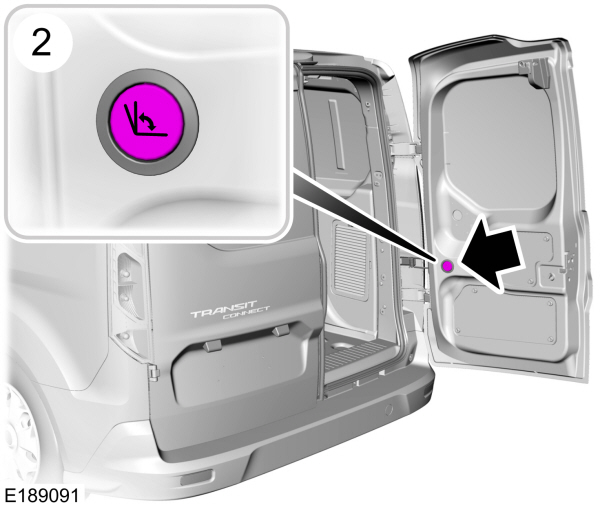 Rear Door Release Button