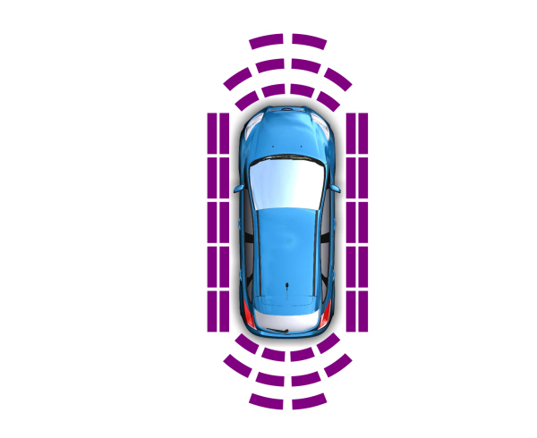 Side Park Assist Scan Area