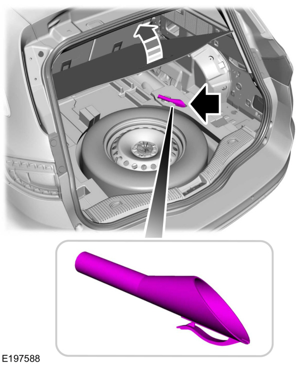 Entonnoir de carburant, entonnoir gris de remplissage de carburant