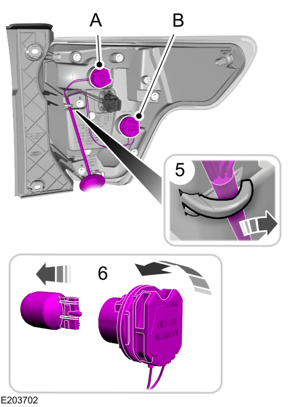 Rear Lamp Bulbs Replace