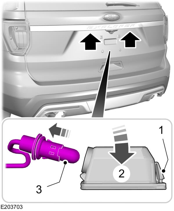 Replace License Plate Lamp Bulb