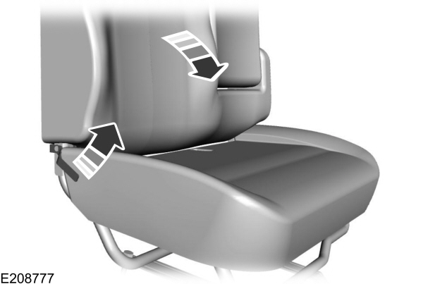 Tilting the Seatback Forward