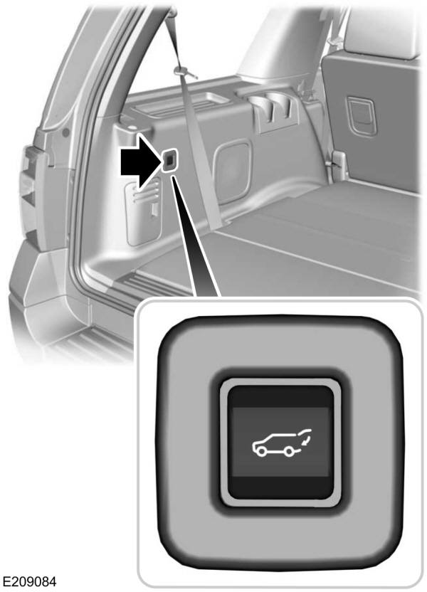Power Liftgate Close Button