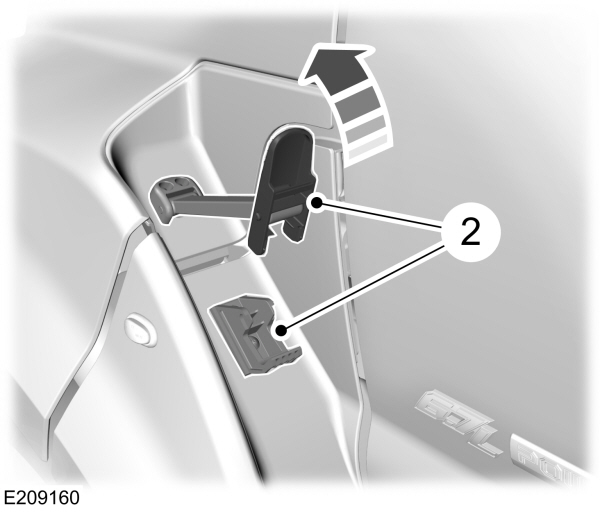 Hood Release Lever - Open