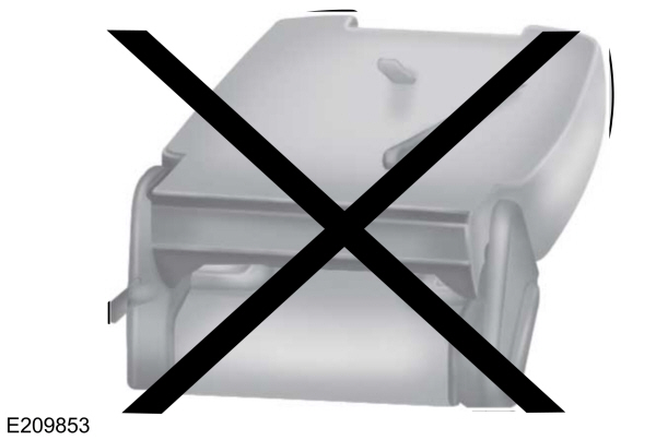 Do Not Use the Seat Back as a Load Floor