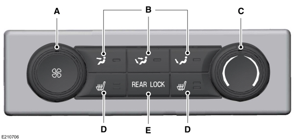 Rear Passenger Climate Controls