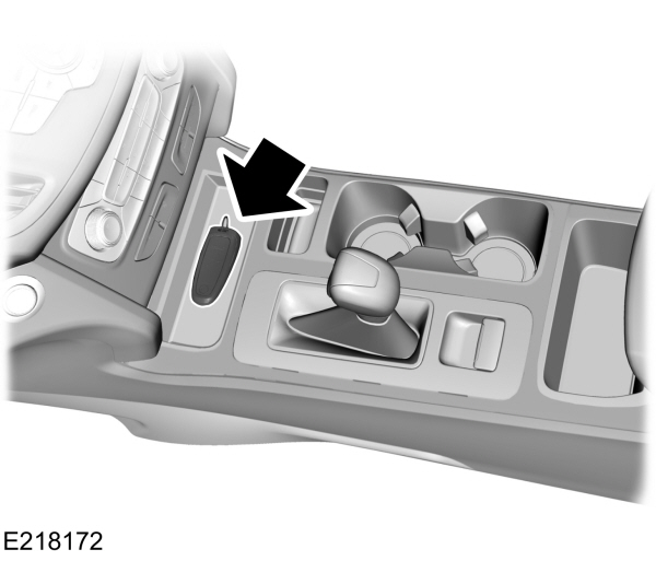 Intelligent Access Key Back-up Slot Location
