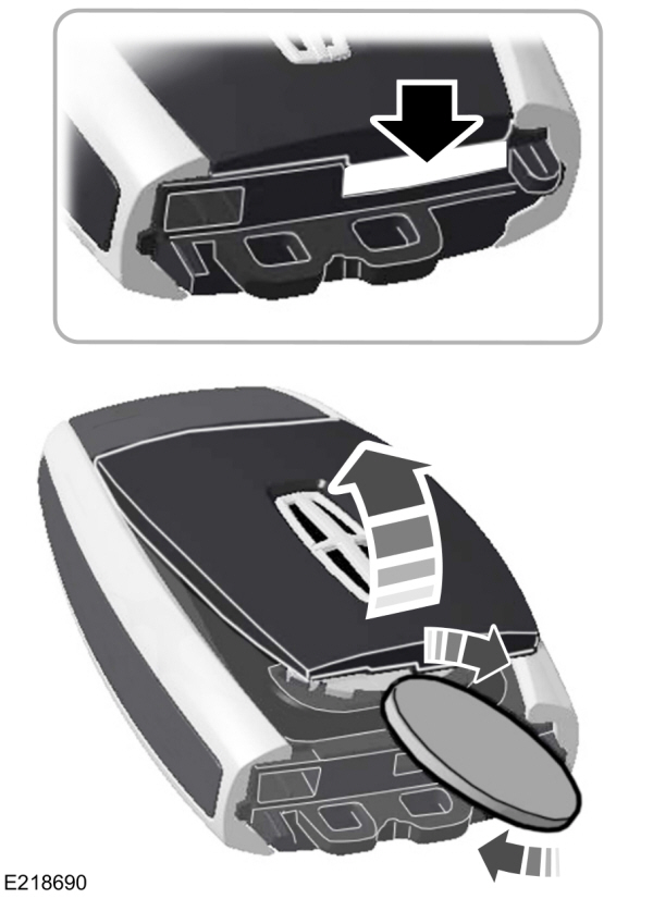 Intelligent Access Key Battery Cover Removal