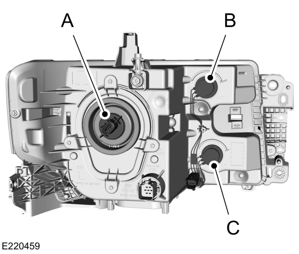 Headlamp Assembly Bulb Callout