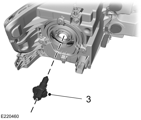 Headlamp Assembly Bulb Removal