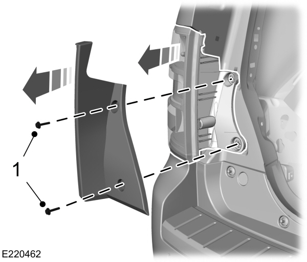 Removing the Rear Lamp Assembly