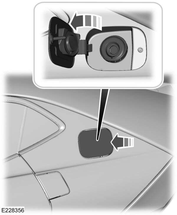 Fuel Tank Filler Door Opening
