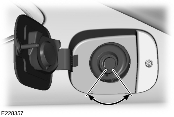 Fuel Flap Open / Operating Area