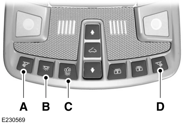 Front Interior Lamp Switches