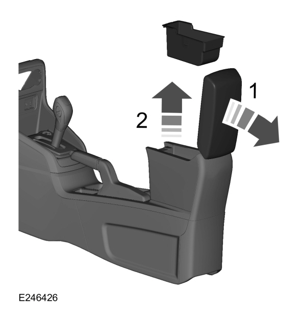 Floor Console Storage Compartment