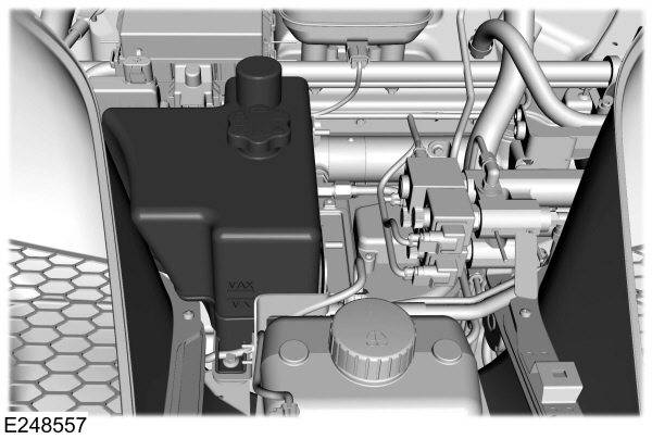 Comprobación periódica del líquido de la dirección asistida mantenimiento  del vehículo autocomprobación del coche comprobación manual del líquido de  la dirección asistida