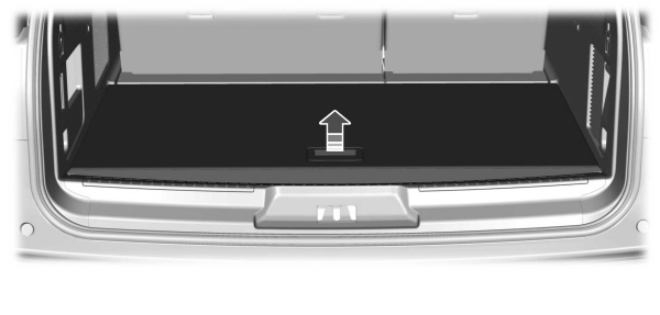 Rear Storage Area - Lift the Handle to Open the Cover