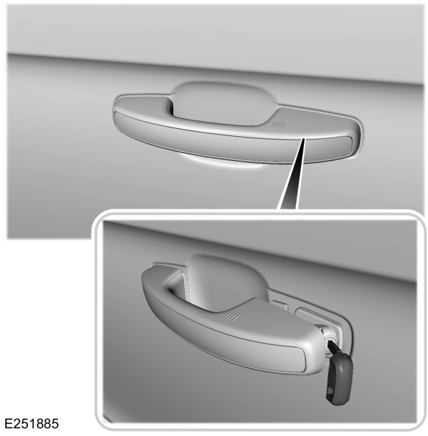 Exterior Door Handle Key