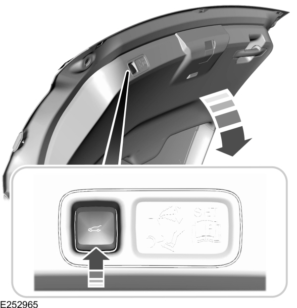 Closing the Power Liftgate