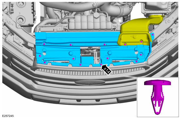 Ford F-150 Lightning 2021 F150 Lariat 502A bumper removal {filename}