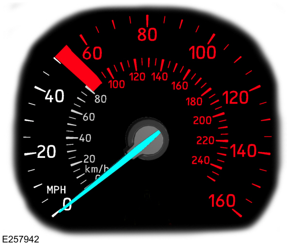Speedometer - Do Not Exceed 50 mph (80 km/h)
