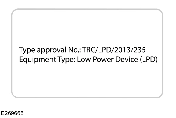 Radio Frequency Certification for Jordan - Passive Anti-Theft System