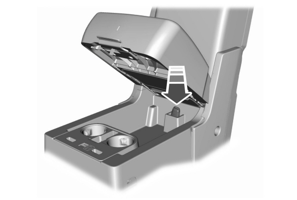Program Remote Under Center Seat