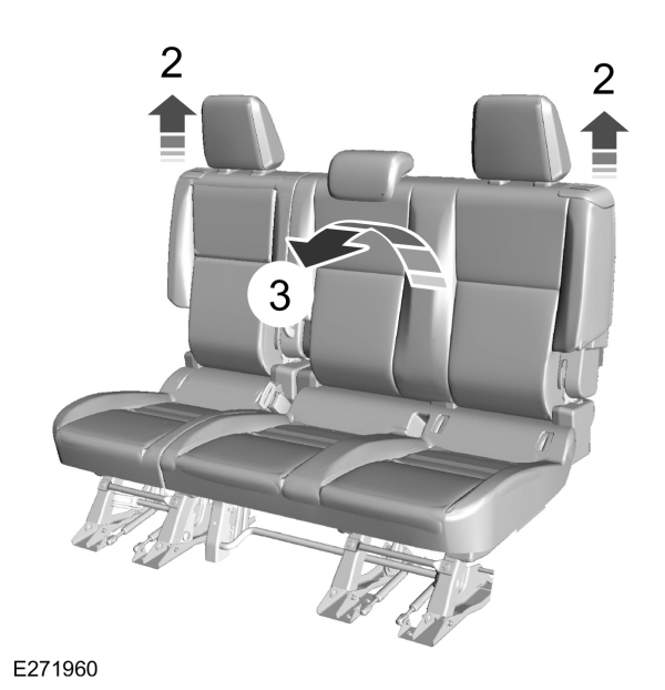 Seats Rear Seats Long Wheelbase Vehicles With 60 40 Split Second Row Seating