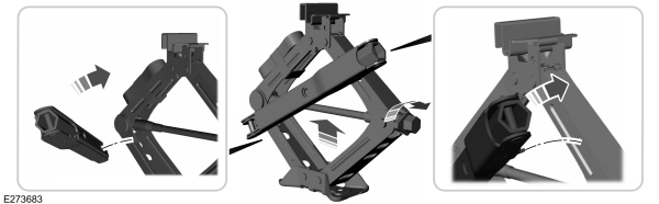 Raising the Vehicle Jack
