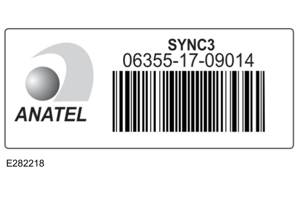 Radio Frequency Certification - SYNC3