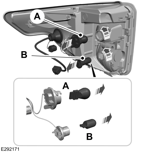 Rear Direction Indicator and Reversing Lamp