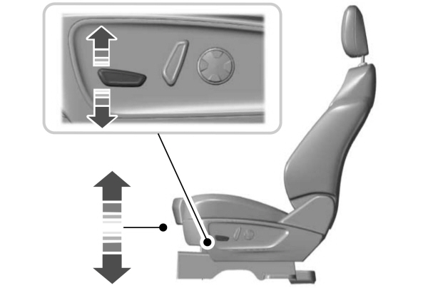Power Seat Front Cushion Tilt
