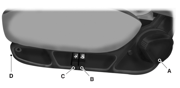 Power Seat Adjust Buttons